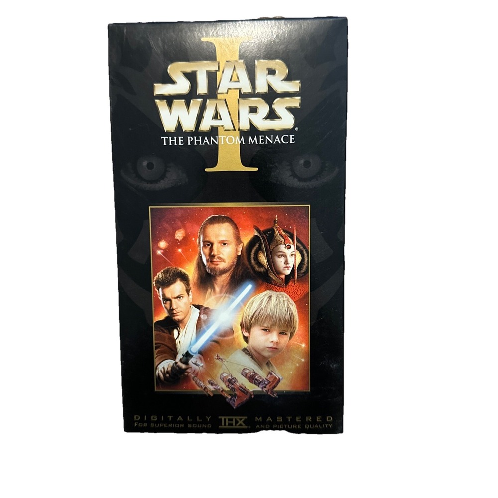 VHS Tape Star Wars Episode I The Phantom Menace